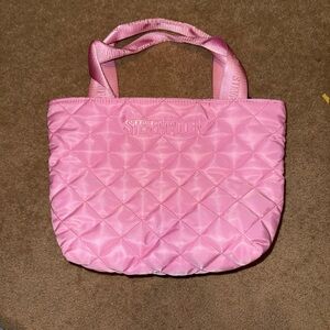 NWOT Steve Madden Quilted Pink Lunch Bag